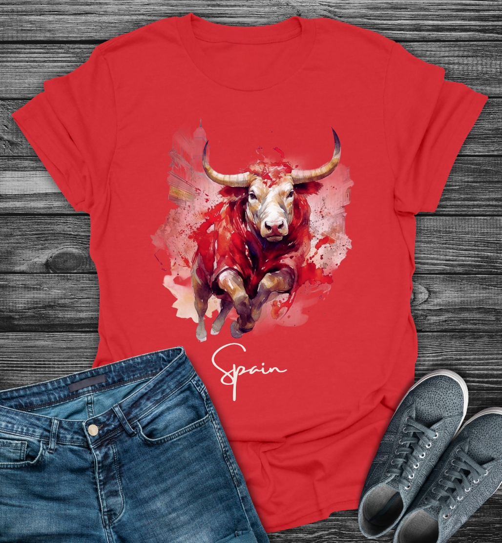 Spain Bullfight Spirit Softstyle T-Shirt