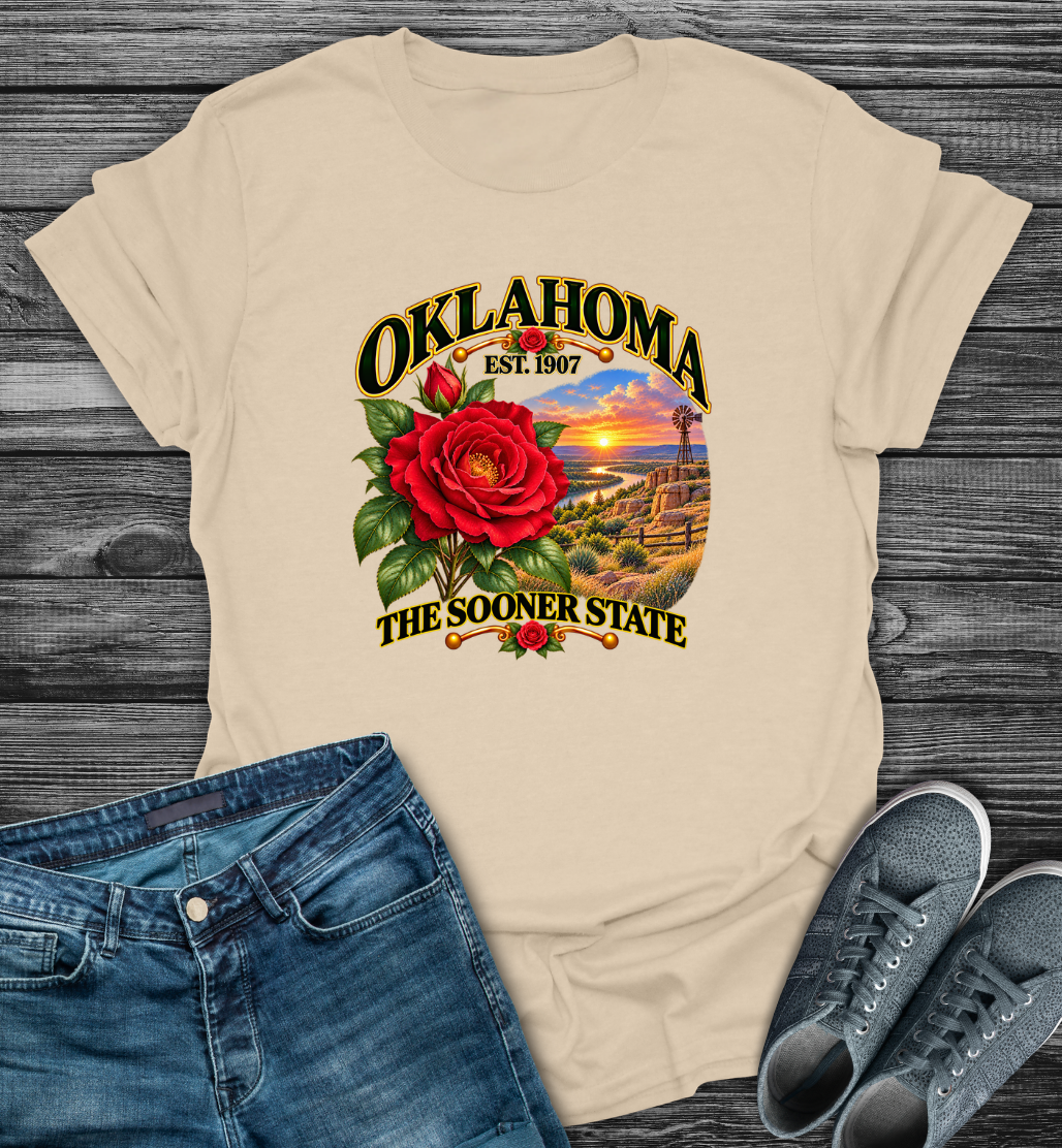 Oklahoma -The Sooner State Softstyle T-Shirt