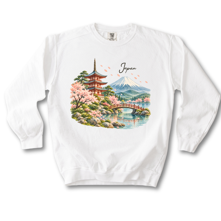 Japan Cherry Blossom Sweatshirt