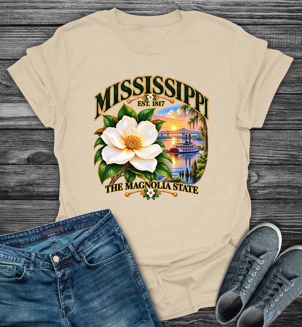 Mississippi - The Magnolia State Softstyle T-Shirt