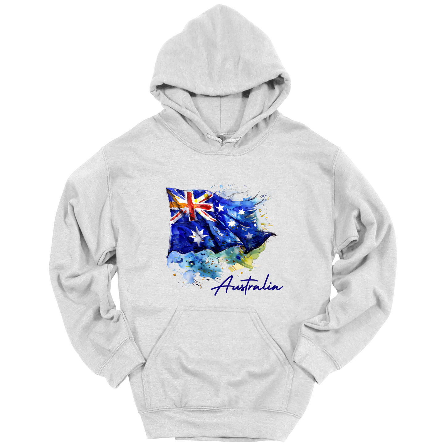 Aussie Pride Artistic Flag Hoodie