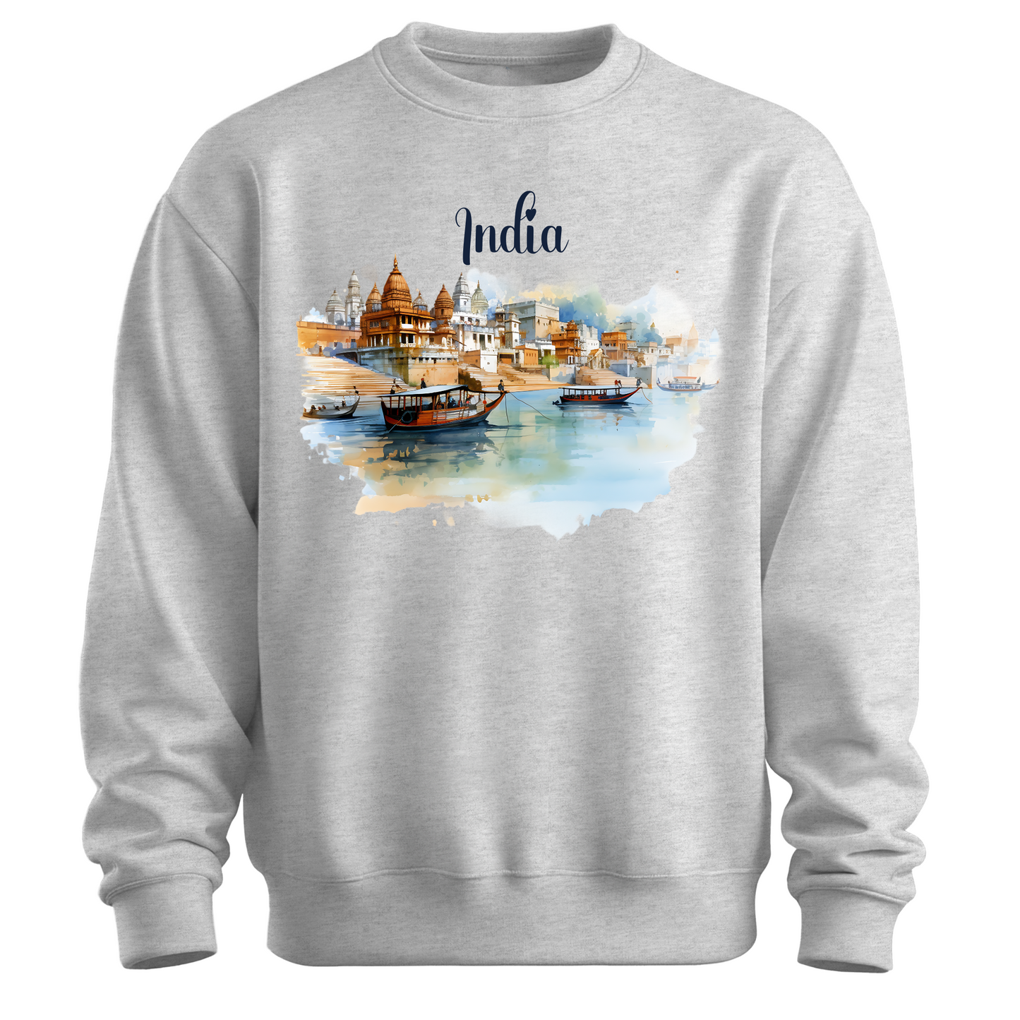 Sacred Waters: Ganga River India Sweatshirt