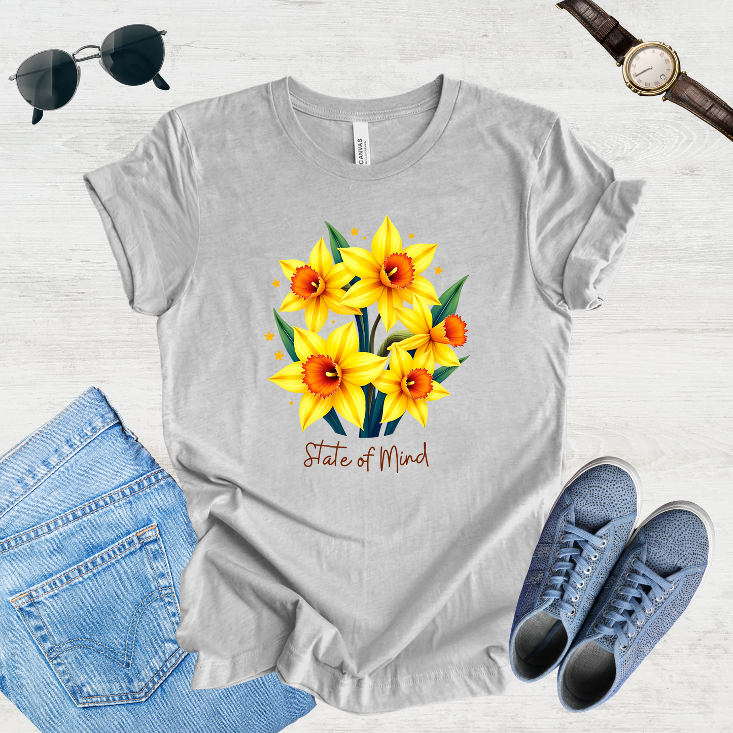 State of Mind Daffodil Bloom Tee