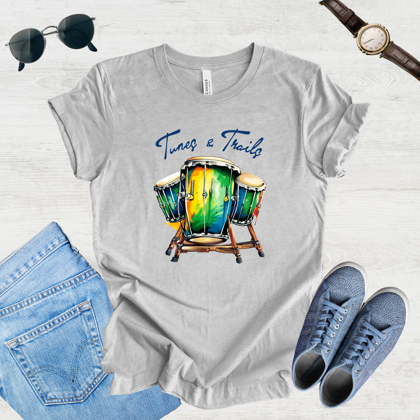 Tunes & Trails – Rhythmic Journeys Tee