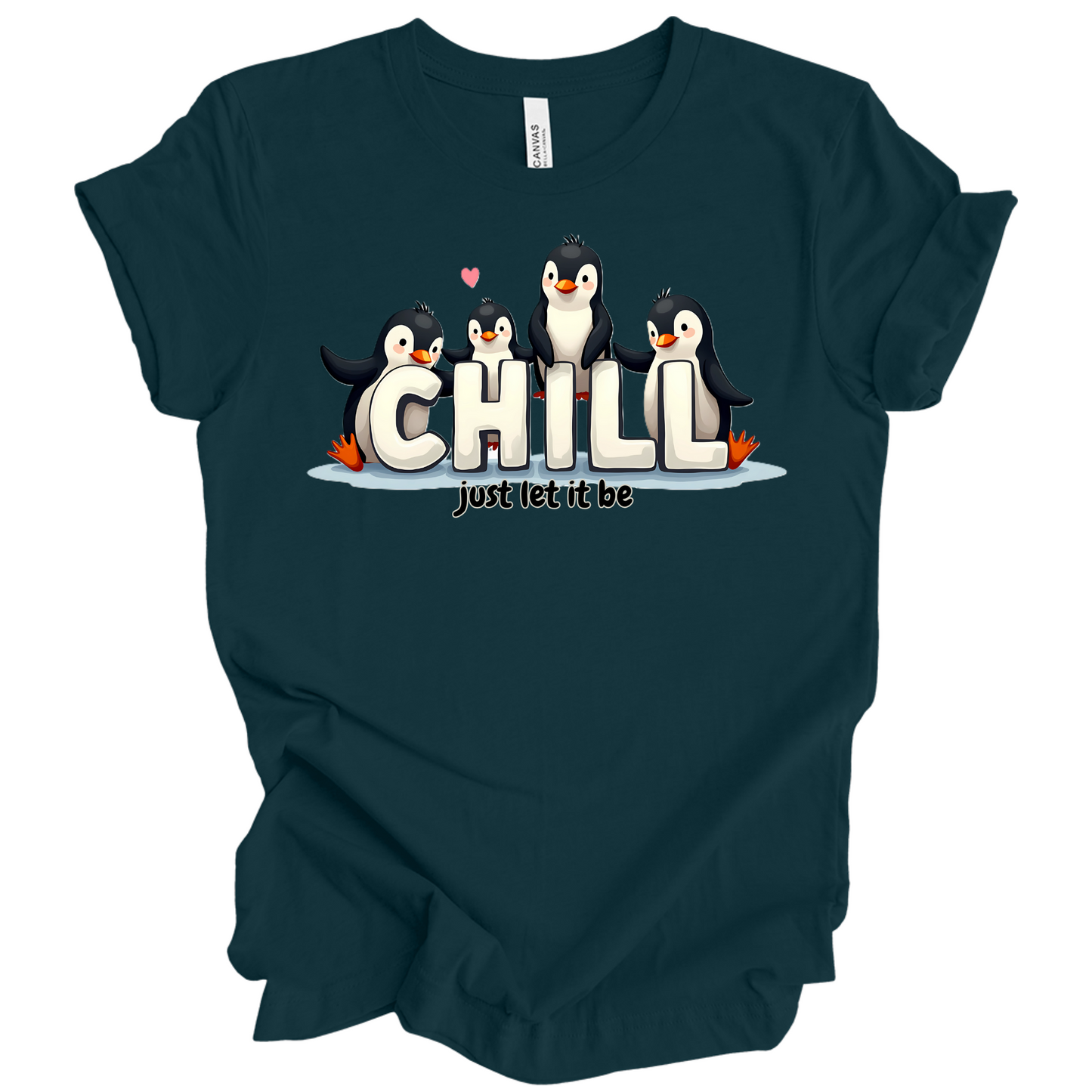 Chill Vibes Only – Penguin Edition Tee