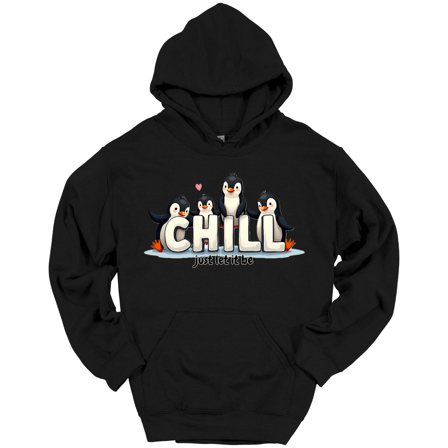 Chill Vibes Only – Penguin Edition Hoodie