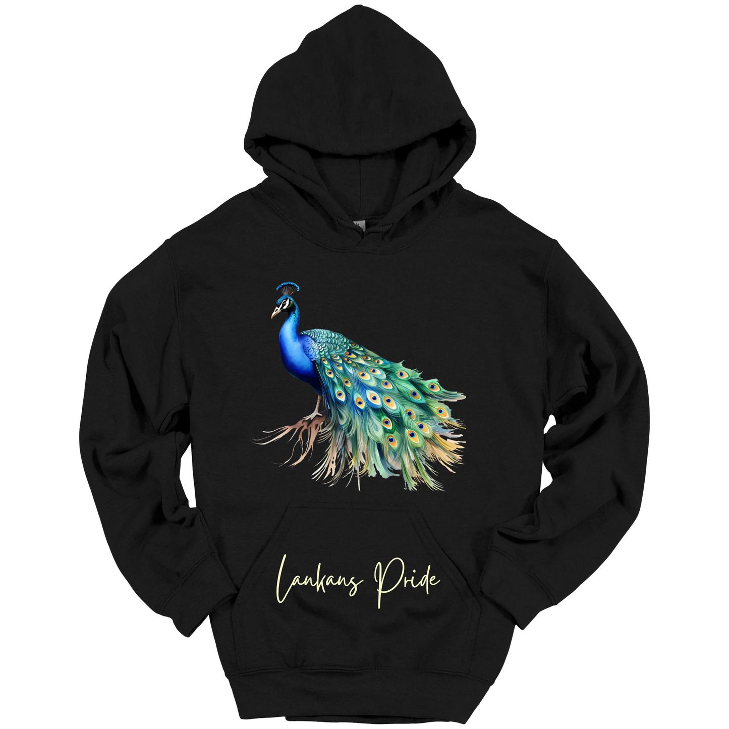 Majestic Peacock Sri Lanka Hoodie
