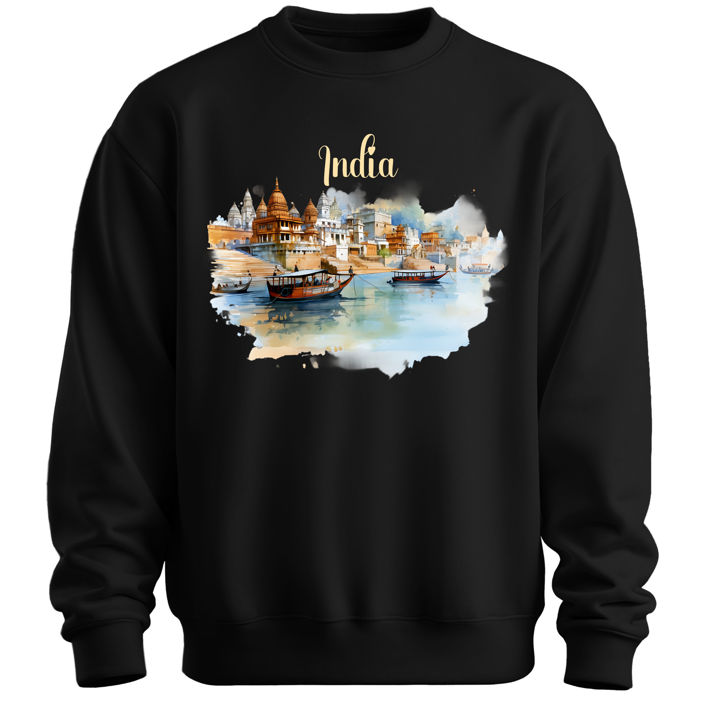 Sacred Waters: Ganga River India Sweatshirt