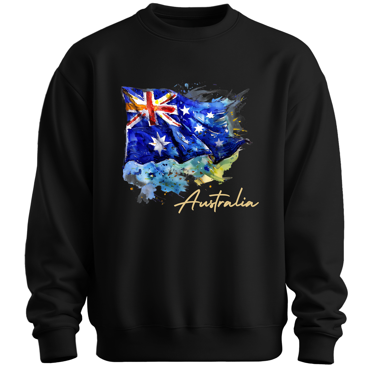 Aussie Pride Artistic Flag Sweatshirt