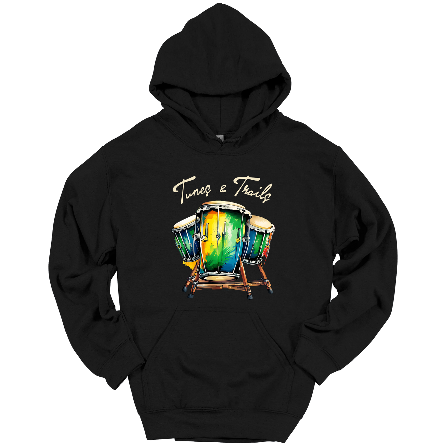 Tunes & Trails – Rhythmic Journeys Hoodie