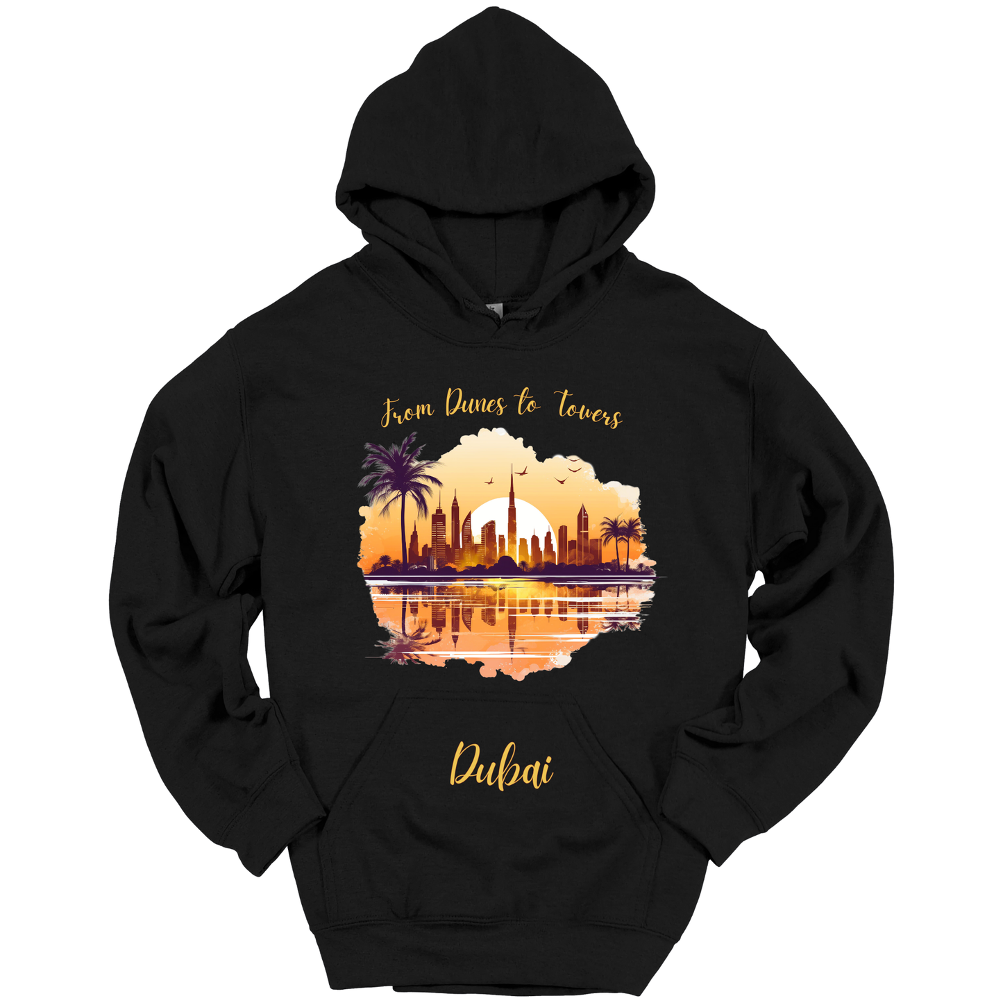From Dunes to Towers: Dubai Adventure Hoodie