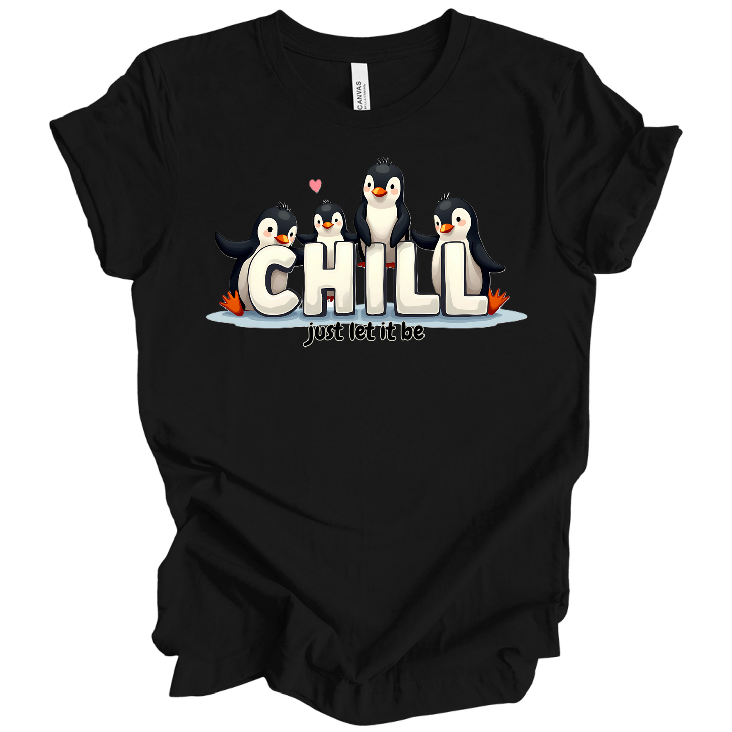 Chill Vibes Only – Penguin Edition Tee