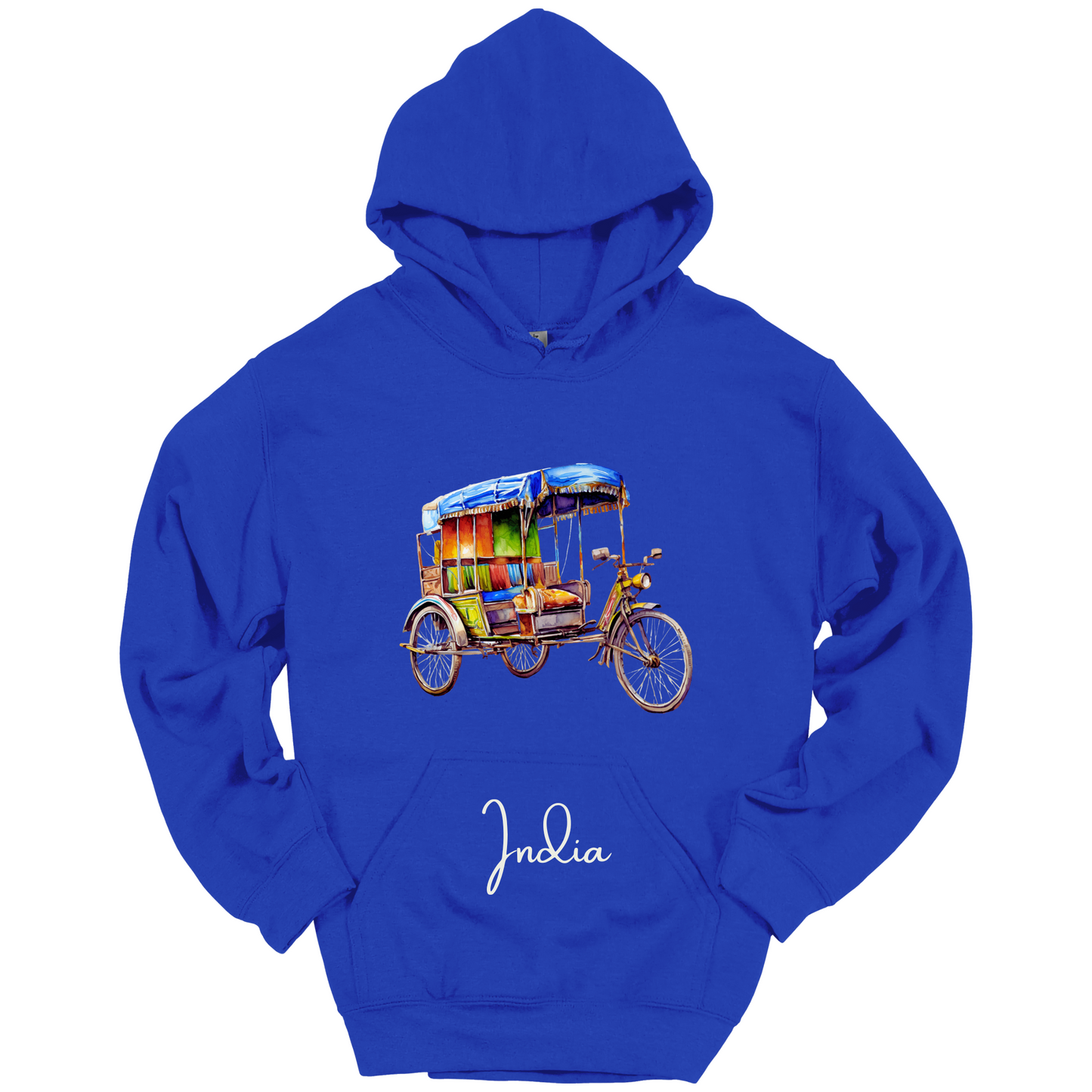 Rickshaw Rides: Explore India Hoodie