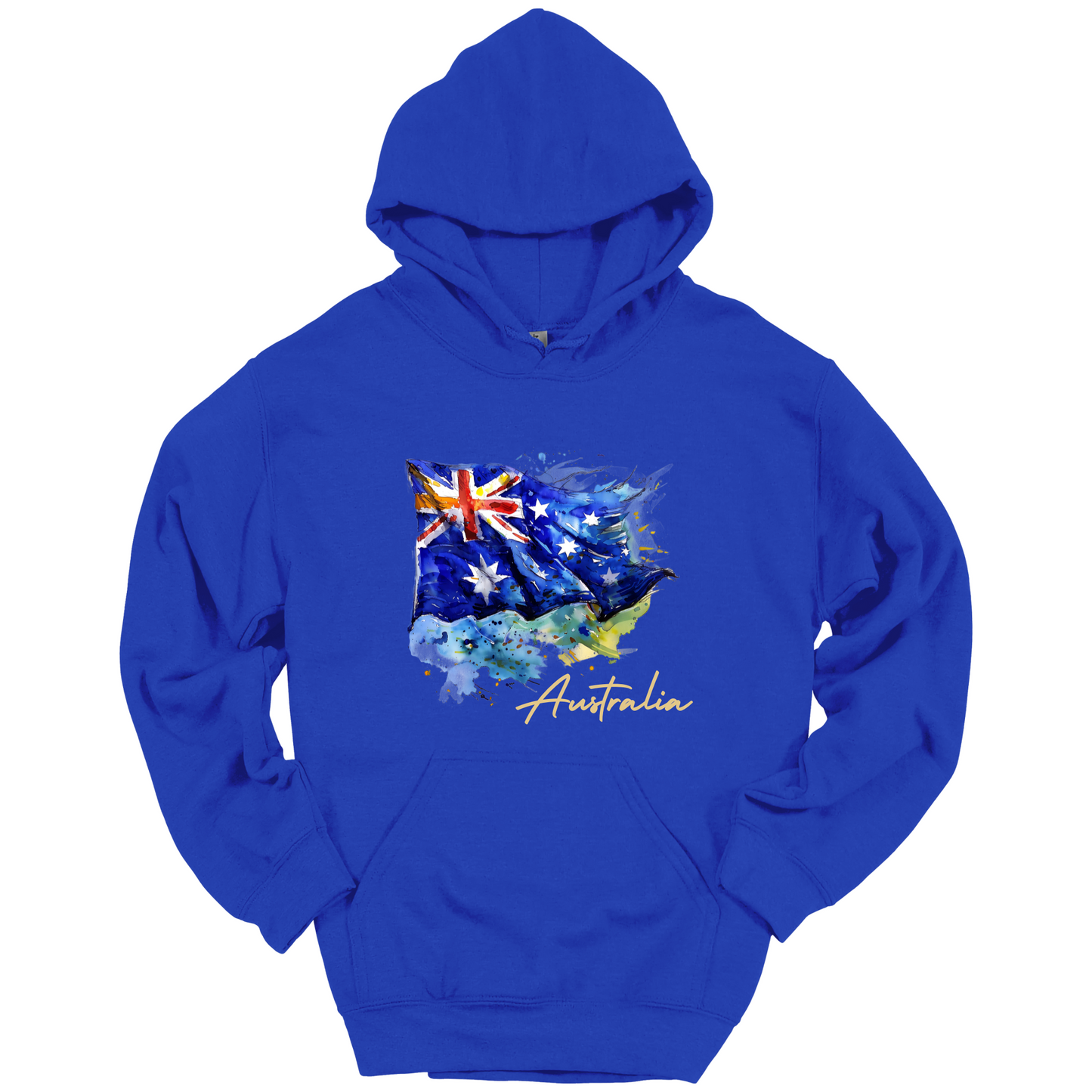 Aussie Pride Artistic Flag Hoodie