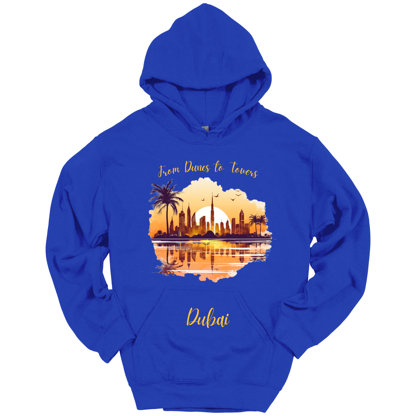 From Dunes to Towers: Dubai Adventure Hoodie