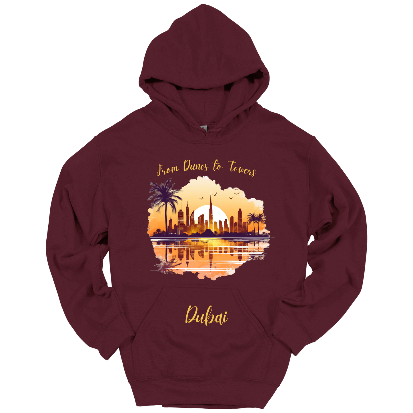 From Dunes to Towers: Dubai Adventure Hoodie