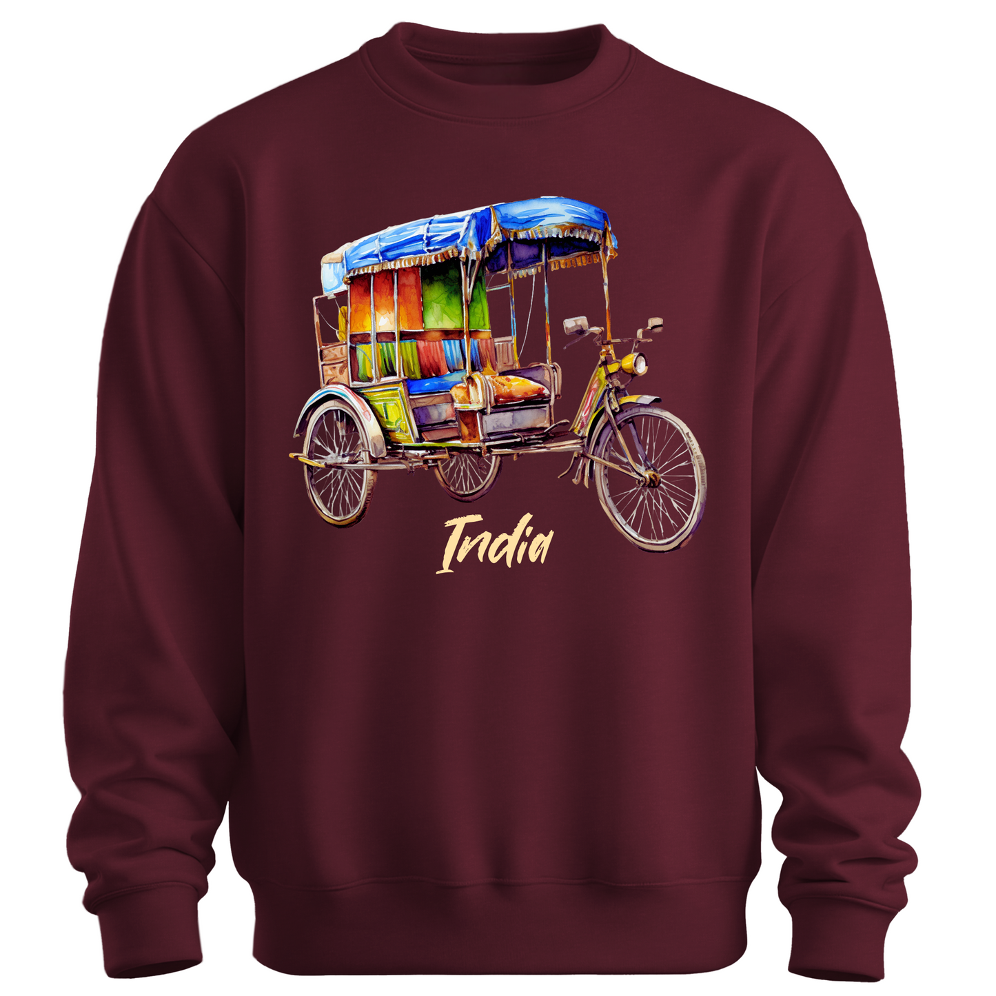Rickshaw Rides: Explore India Sweatshirt