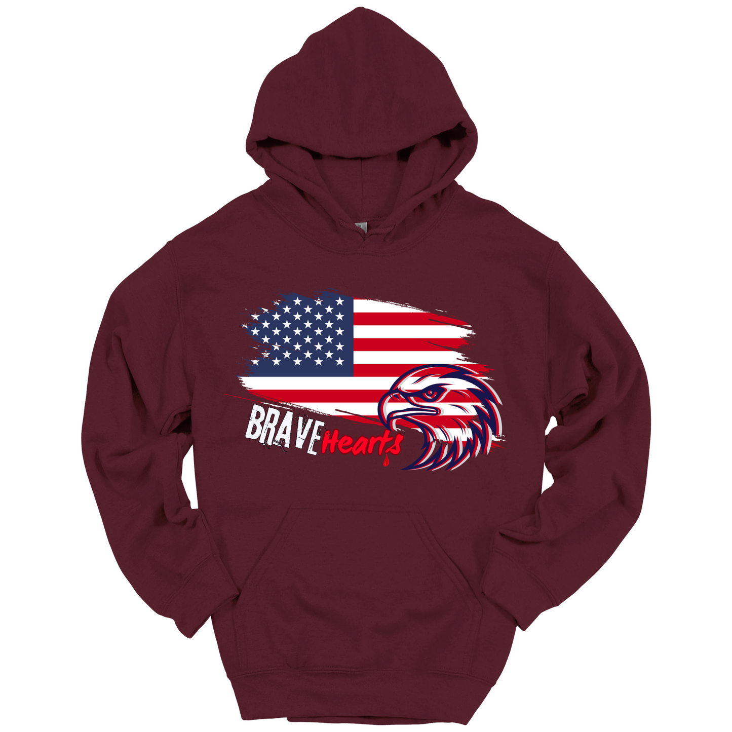 Brave Hearts – Patriot Hawk Hoodie