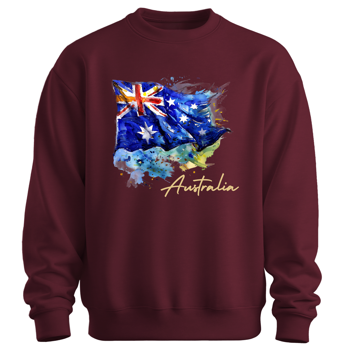 Aussie Pride Artistic Flag Sweatshirt