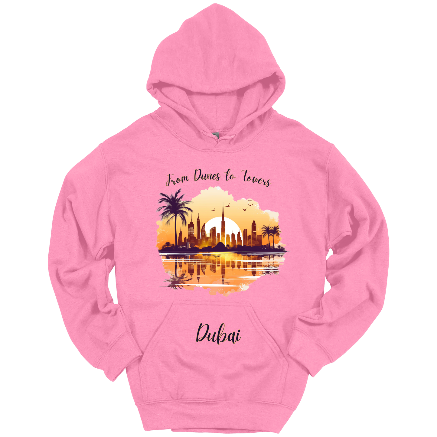 From Dunes to Towers: Dubai Adventure Hoodie