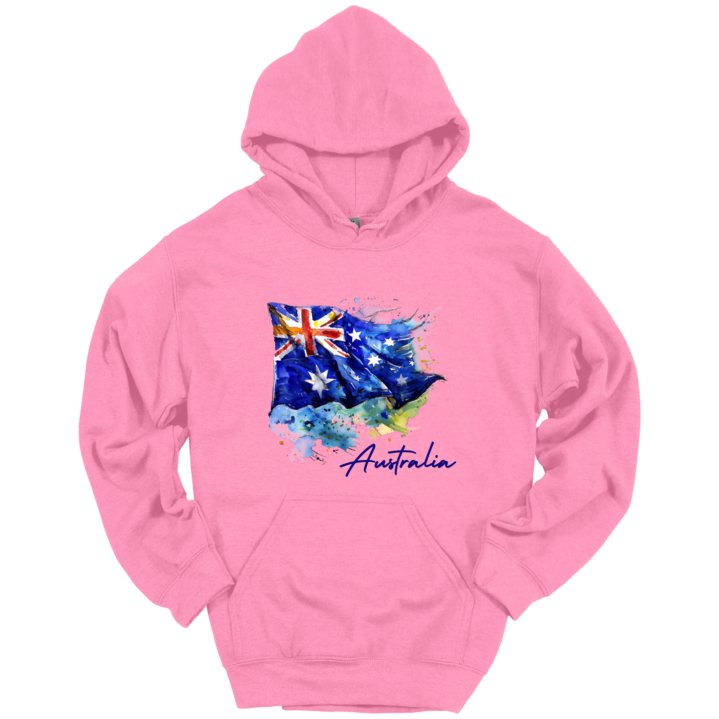 Aussie Pride Artistic Flag Hoodie