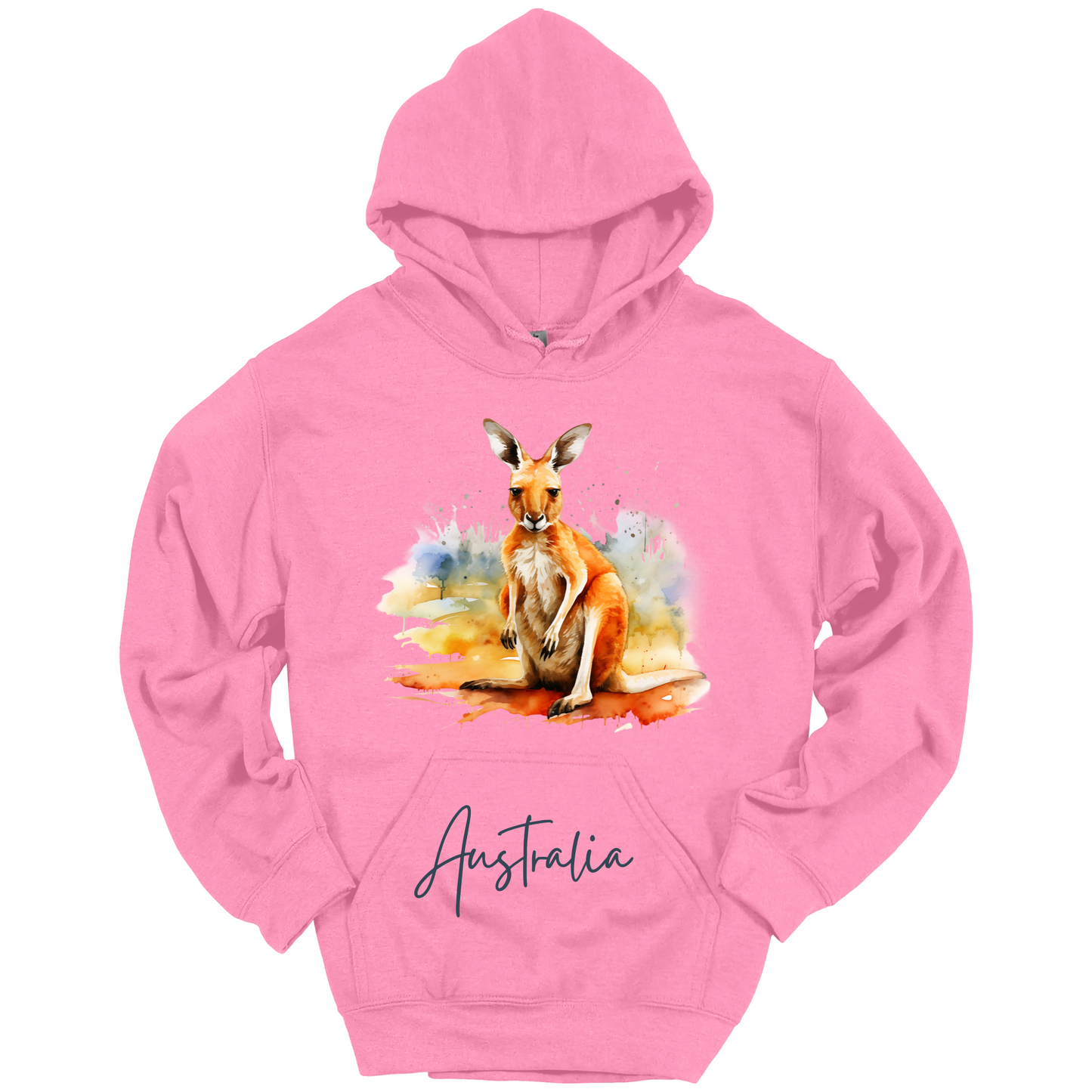 Aussie Hopper Kangaroo Travel Hoodie