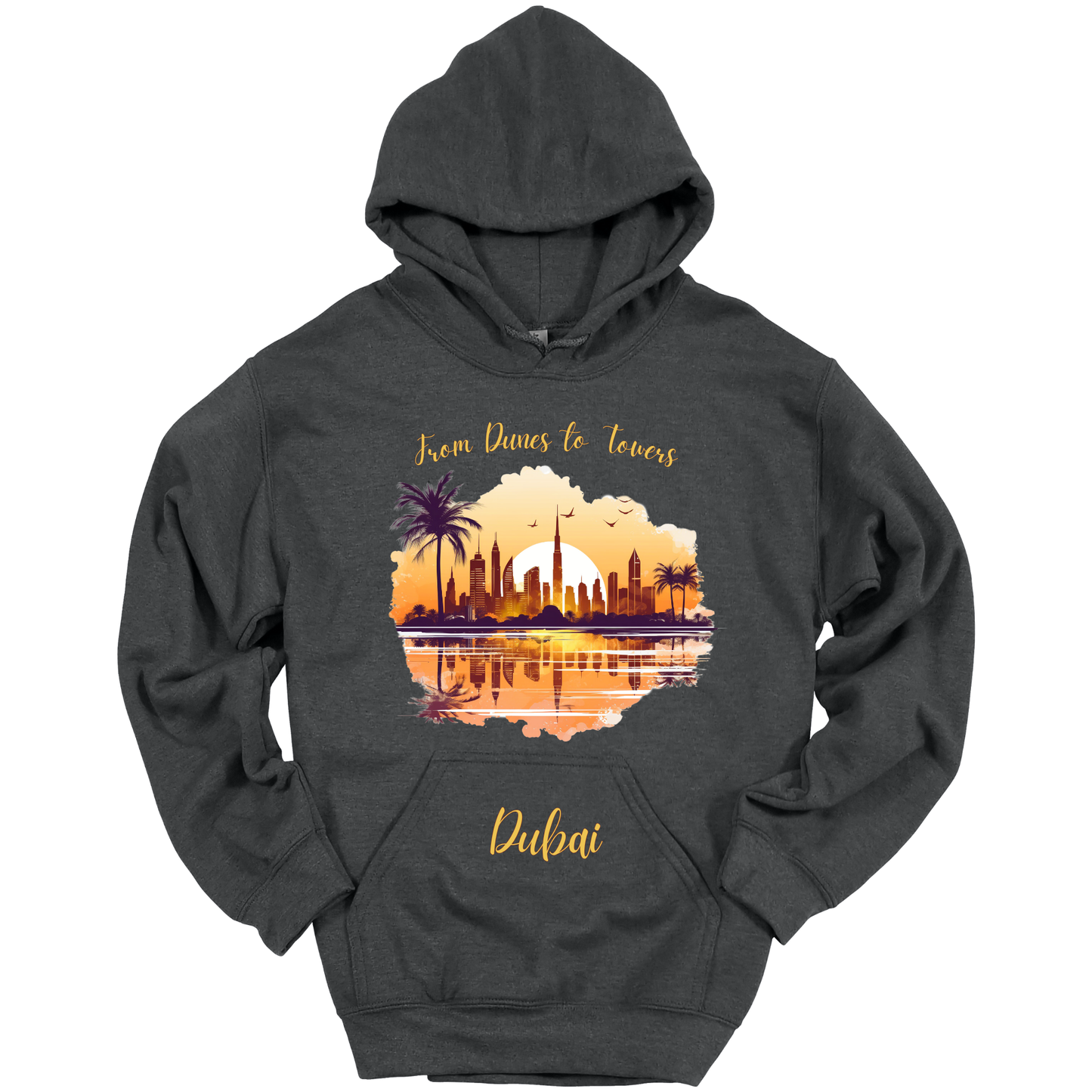 From Dunes to Towers: Dubai Adventure Hoodie