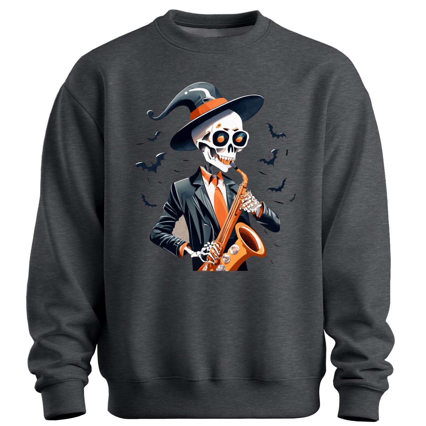 Spooky Jazz Music Halloween Sweatshirt