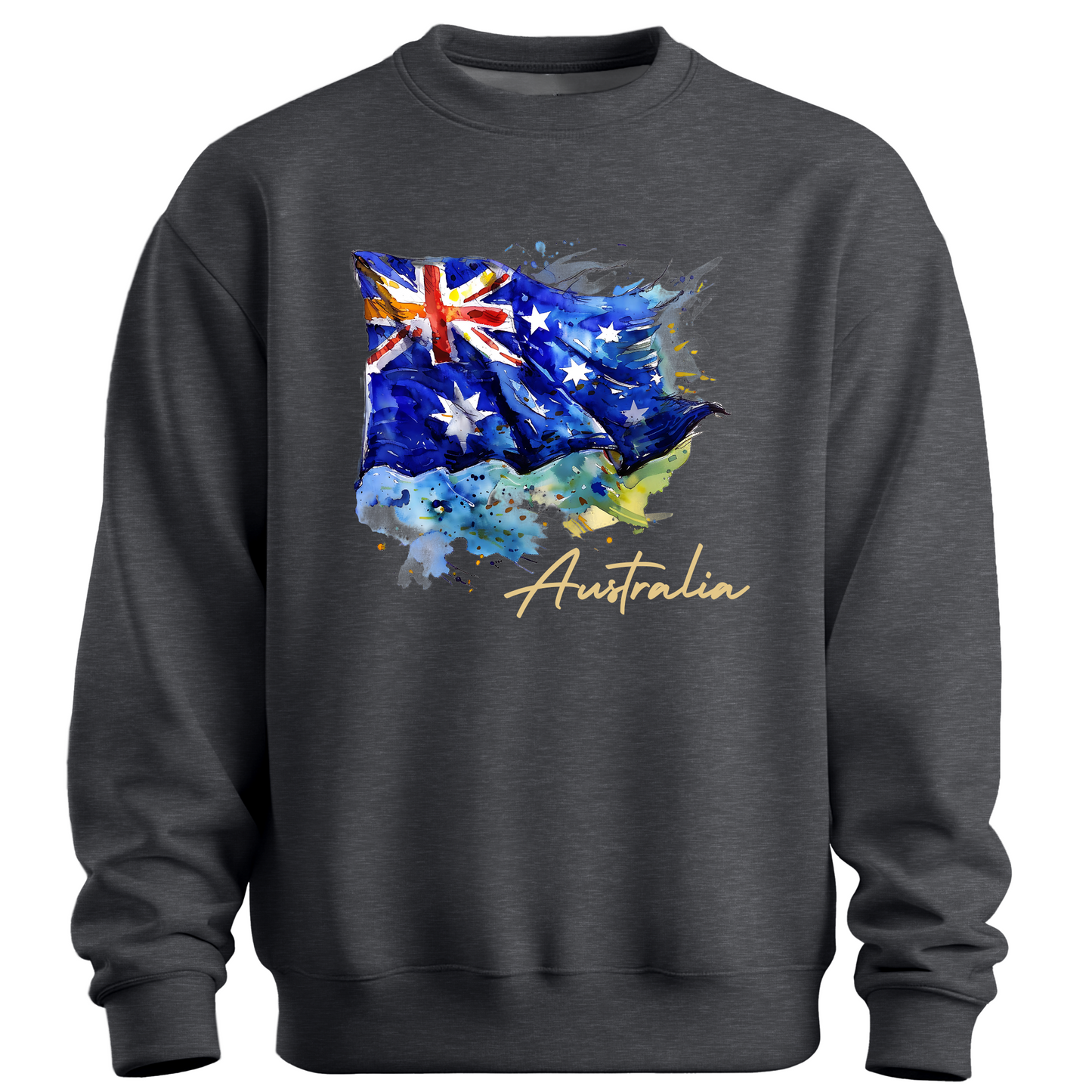 Aussie Pride Artistic Flag Sweatshirt