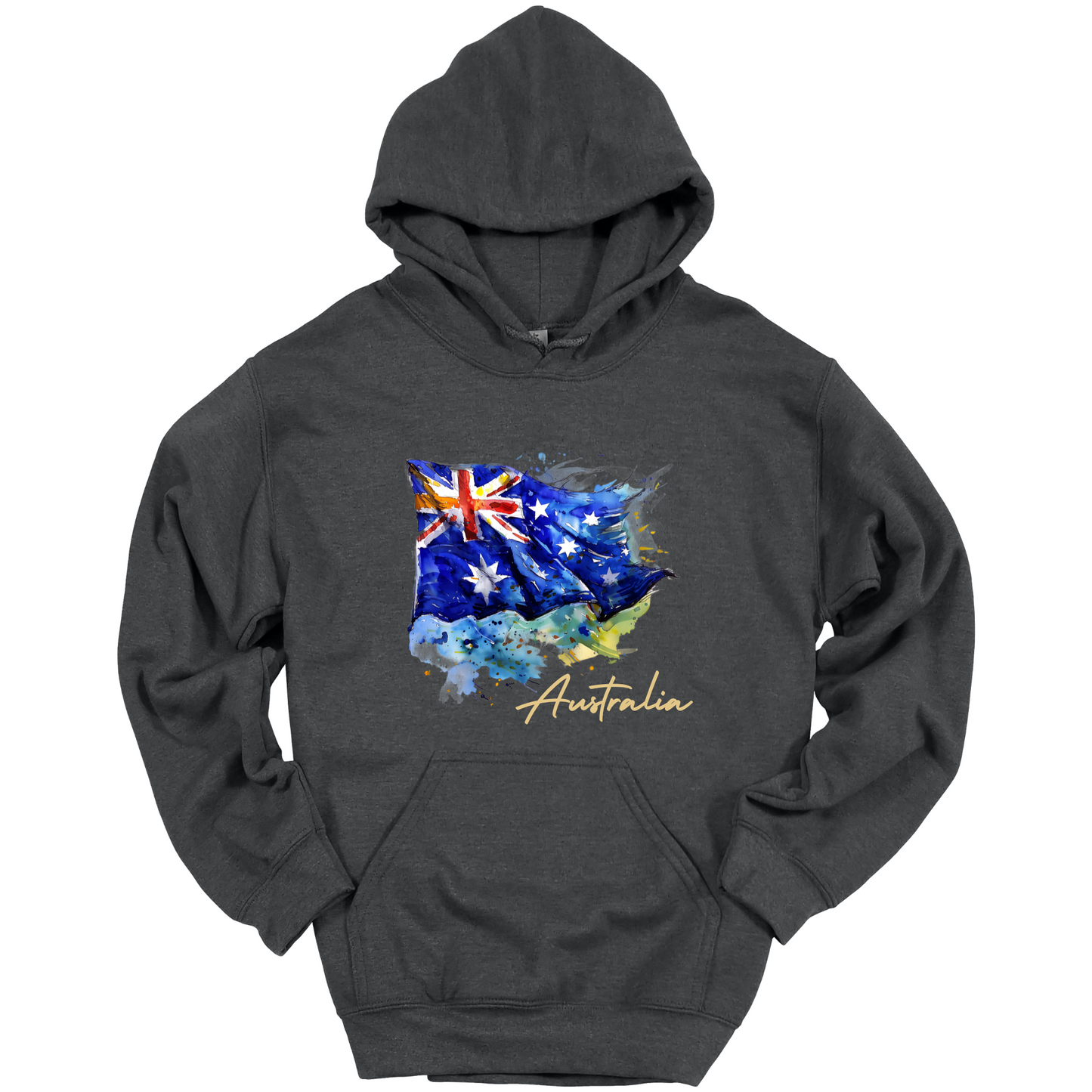 Aussie Pride Artistic Flag Hoodie