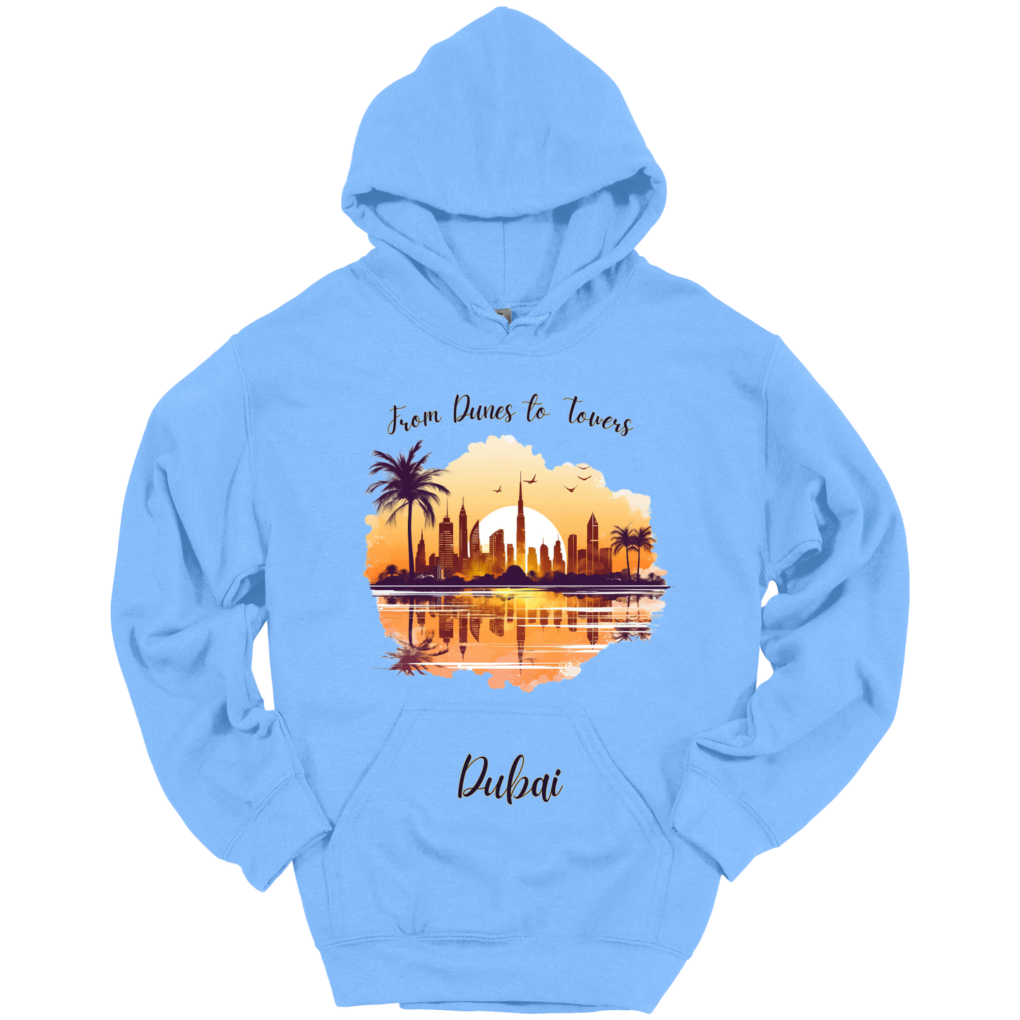 From Dunes to Towers: Dubai Adventure Hoodie