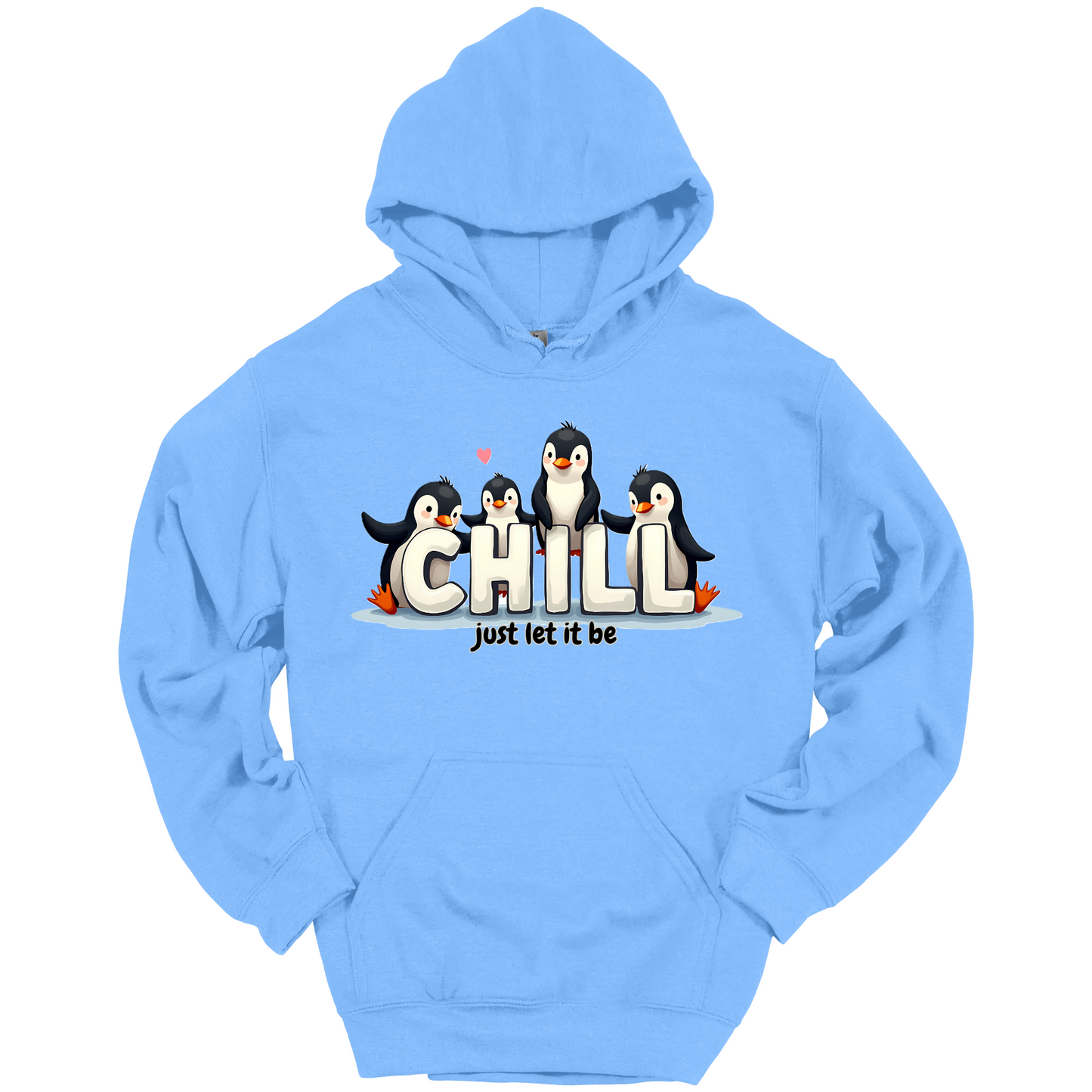 Chill Vibes Only – Penguin Edition Hoodie