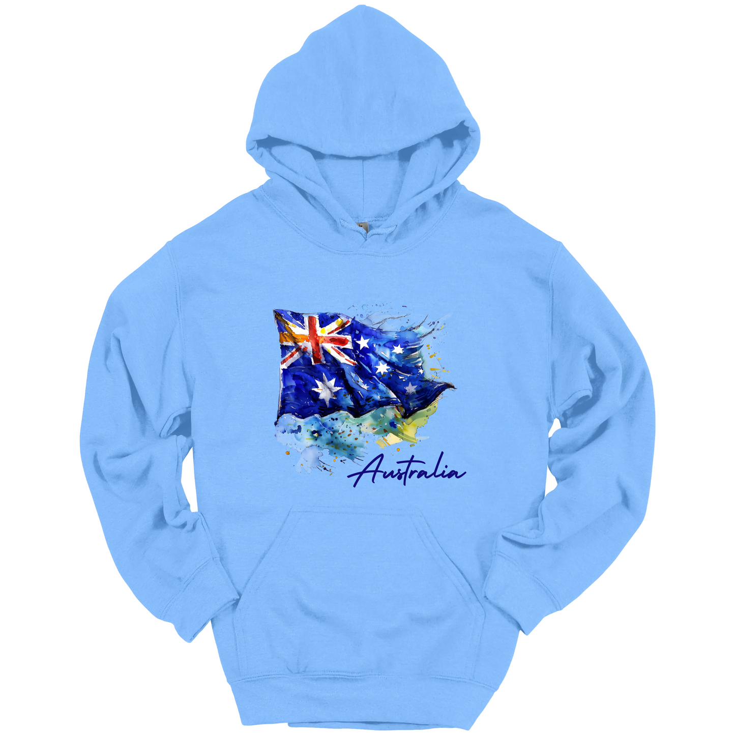 Aussie Pride Artistic Flag Hoodie