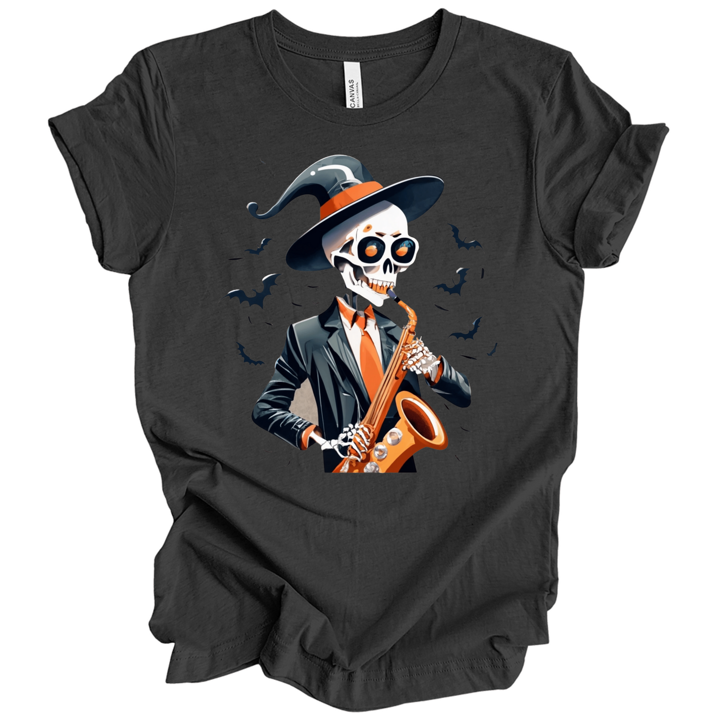 Spooky Jazz Music Halloween Tee