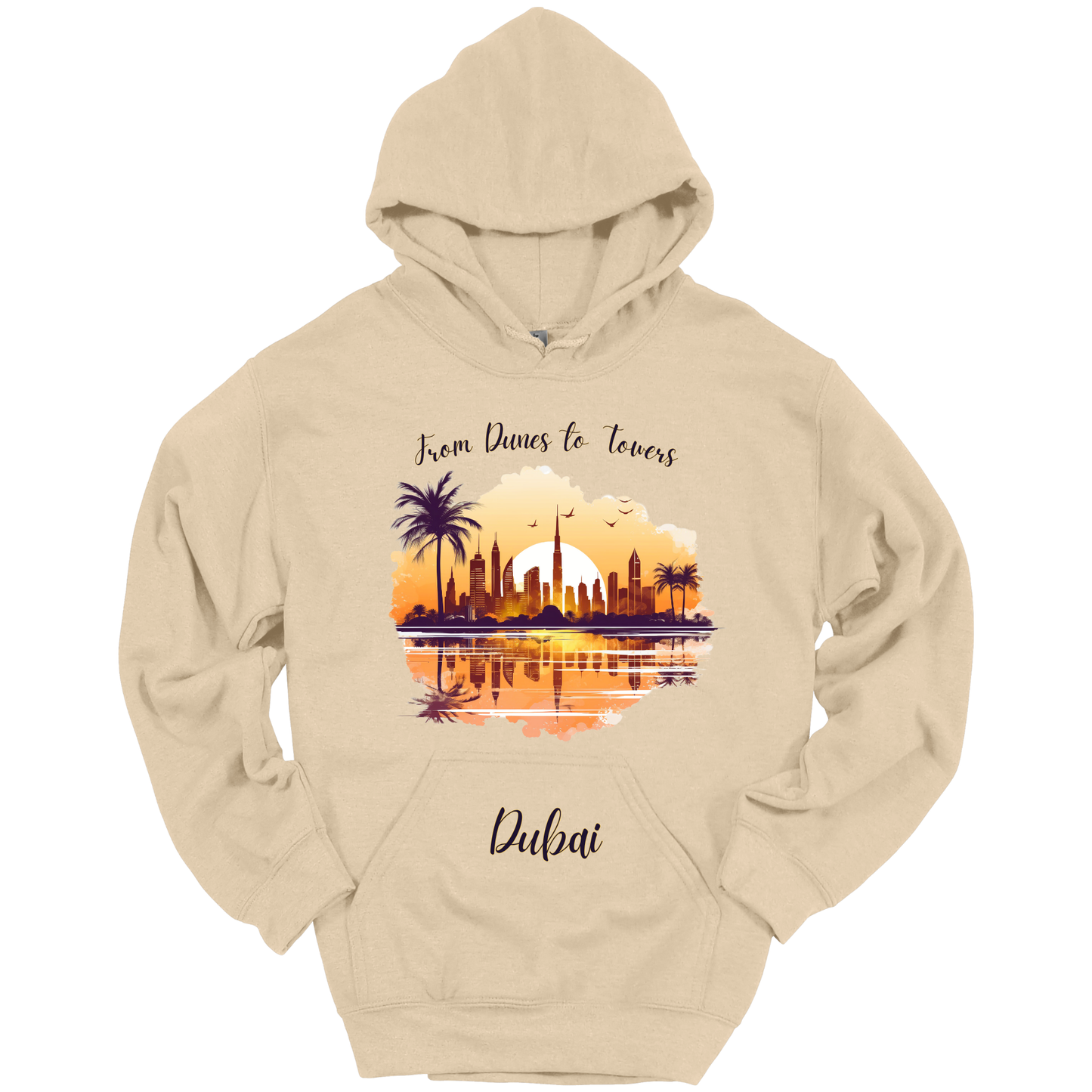 From Dunes to Towers: Dubai Adventure Hoodie
