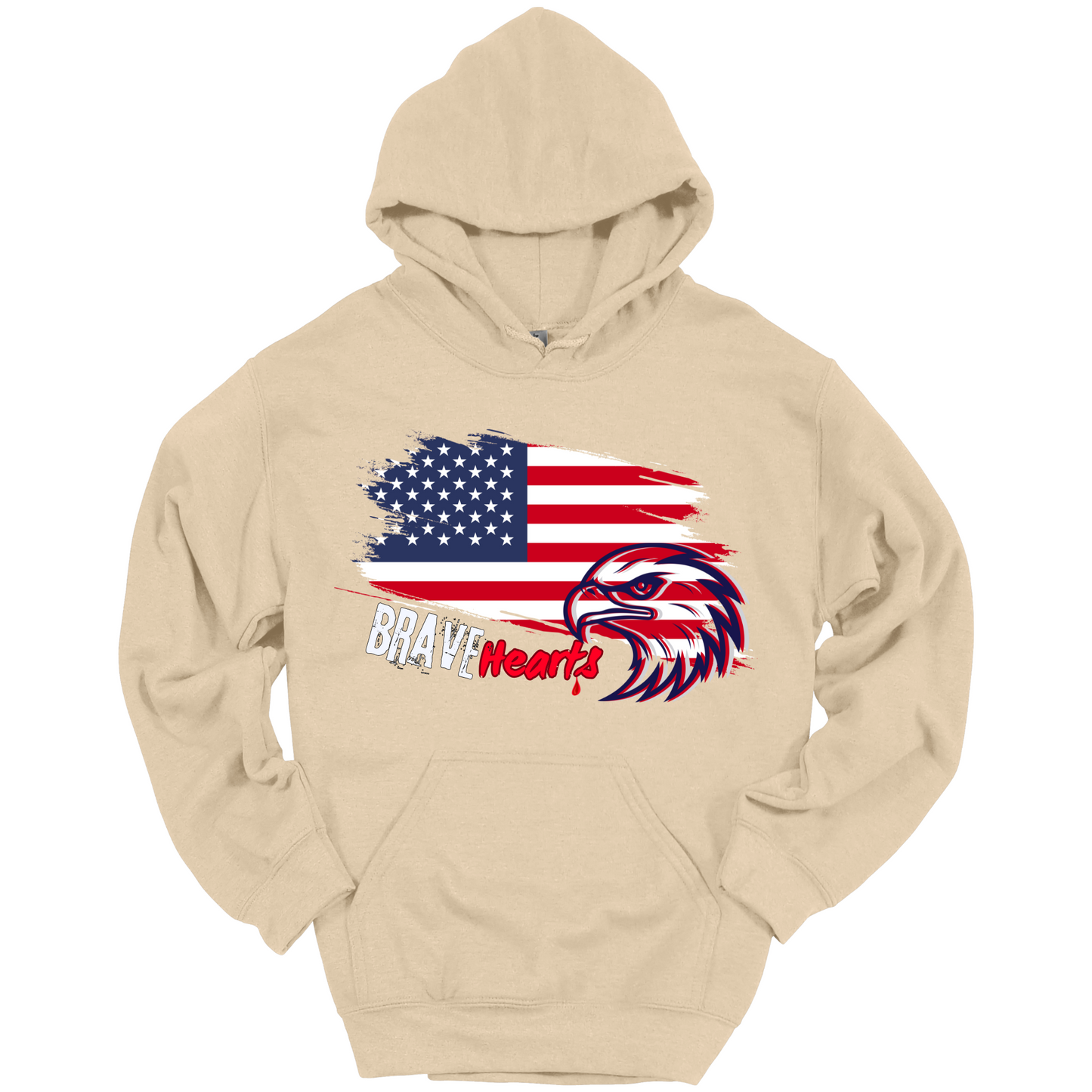 Brave Hearts – Patriot Hawk Hoodie