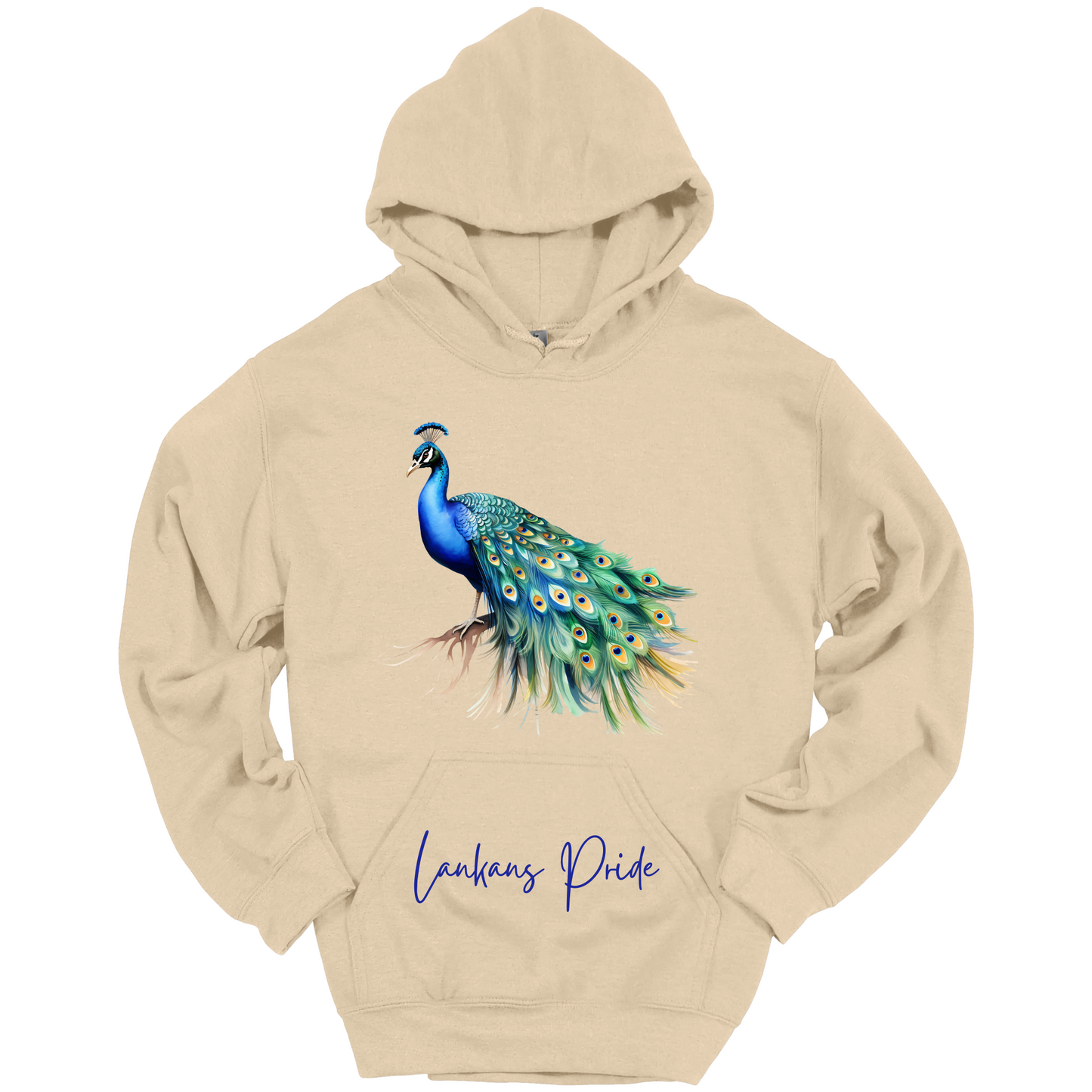 Majestic Peacock Sri Lanka Hoodie