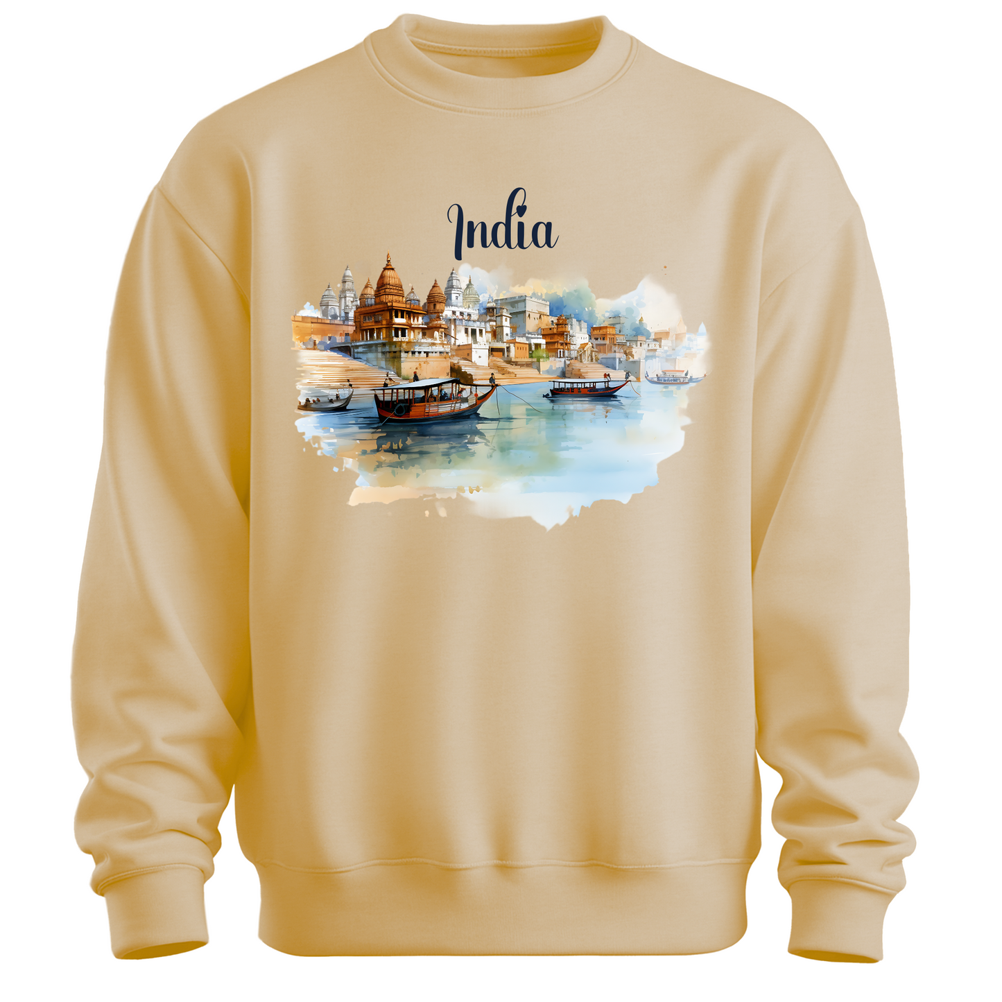 Sacred Waters: Ganga River India Sweatshirt