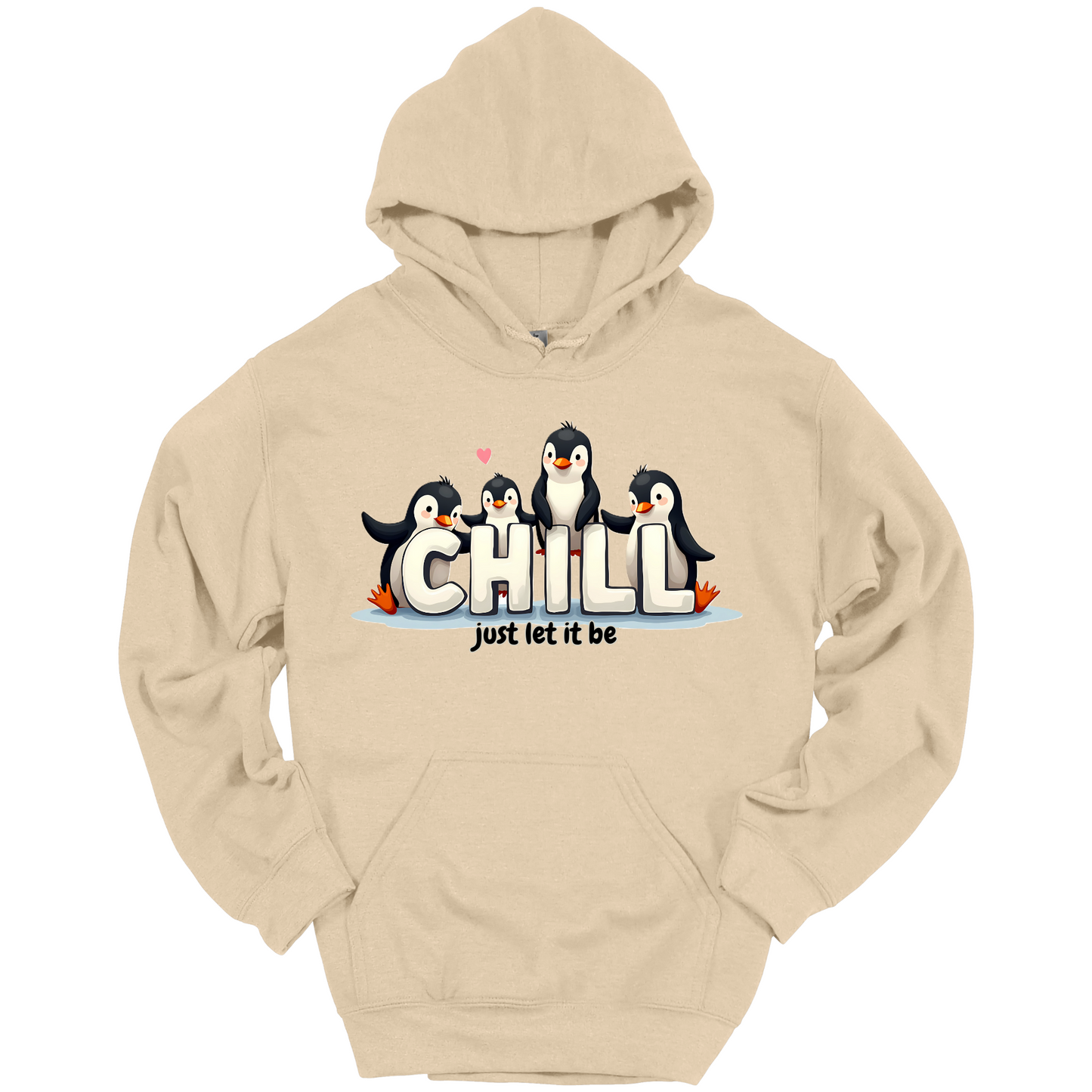 Chill Vibes Only – Penguin Edition Hoodie