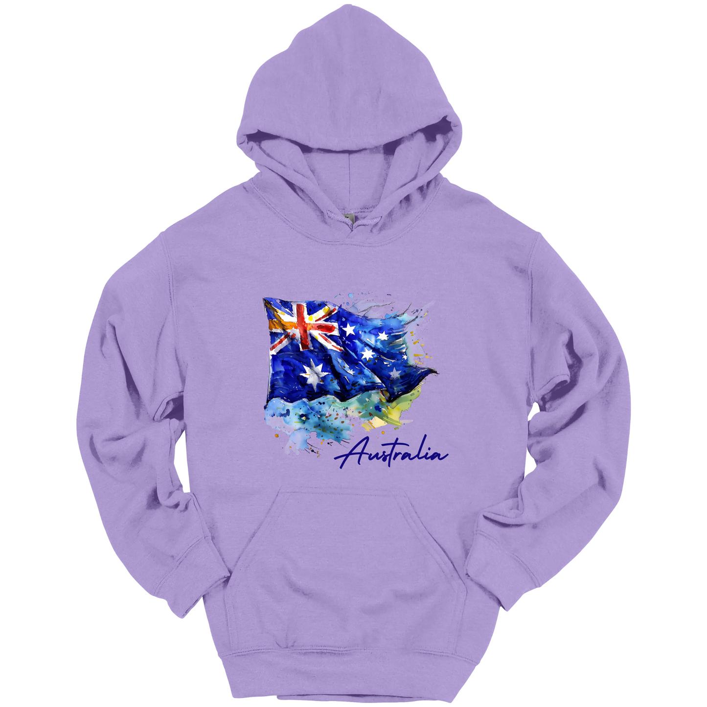 Aussie Pride Artistic Flag Hoodie