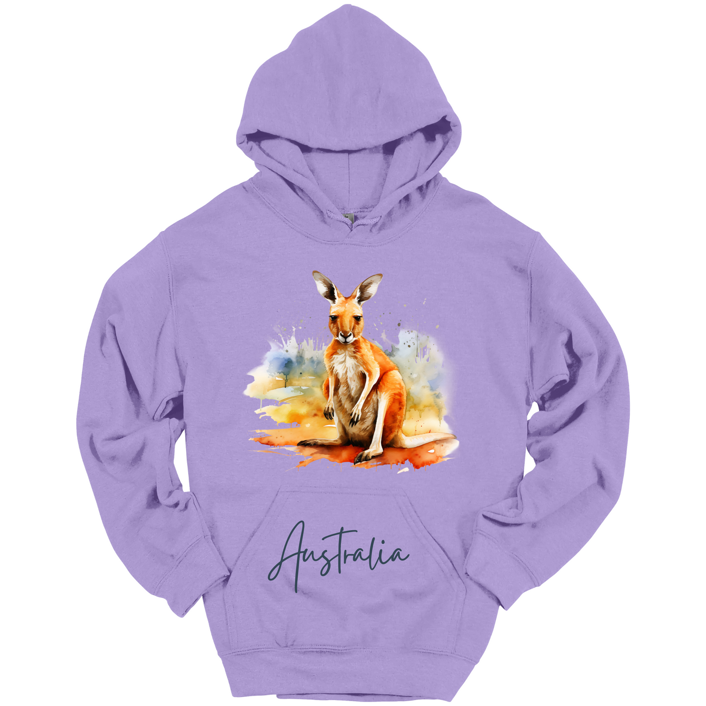 Aussie Hopper Kangaroo Travel Hoodie