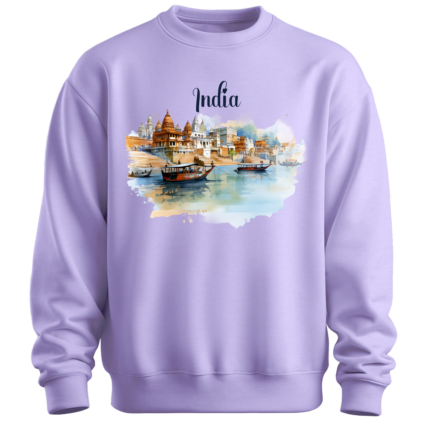 Sacred Waters: Ganga River India Sweatshirt