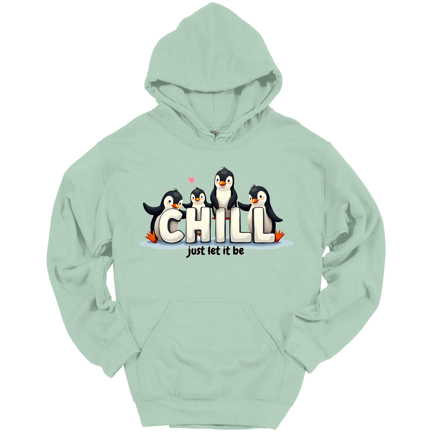 Chill Vibes Only – Penguin Edition Hoodie