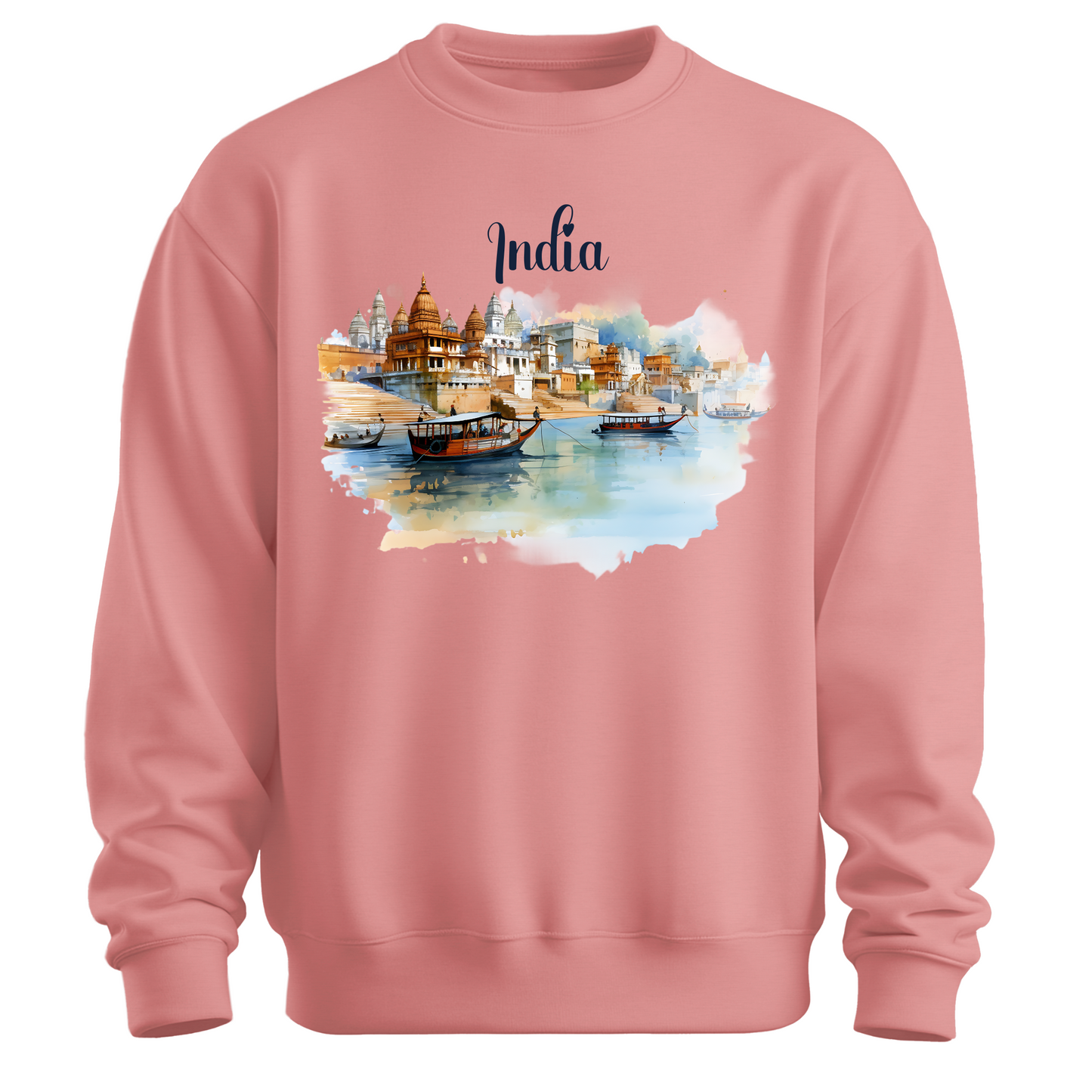 Sacred Waters: Ganga River India Sweatshirt