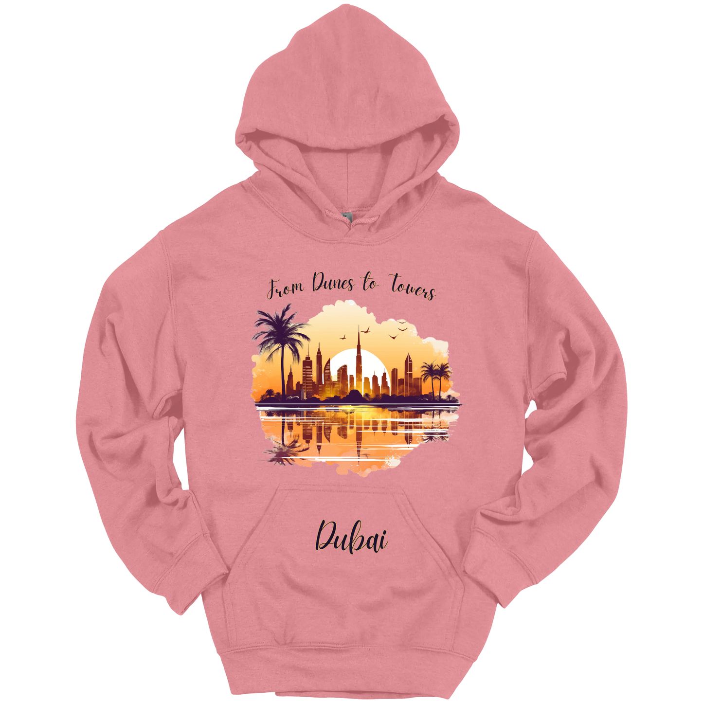 From Dunes to Towers: Dubai Adventure Hoodie