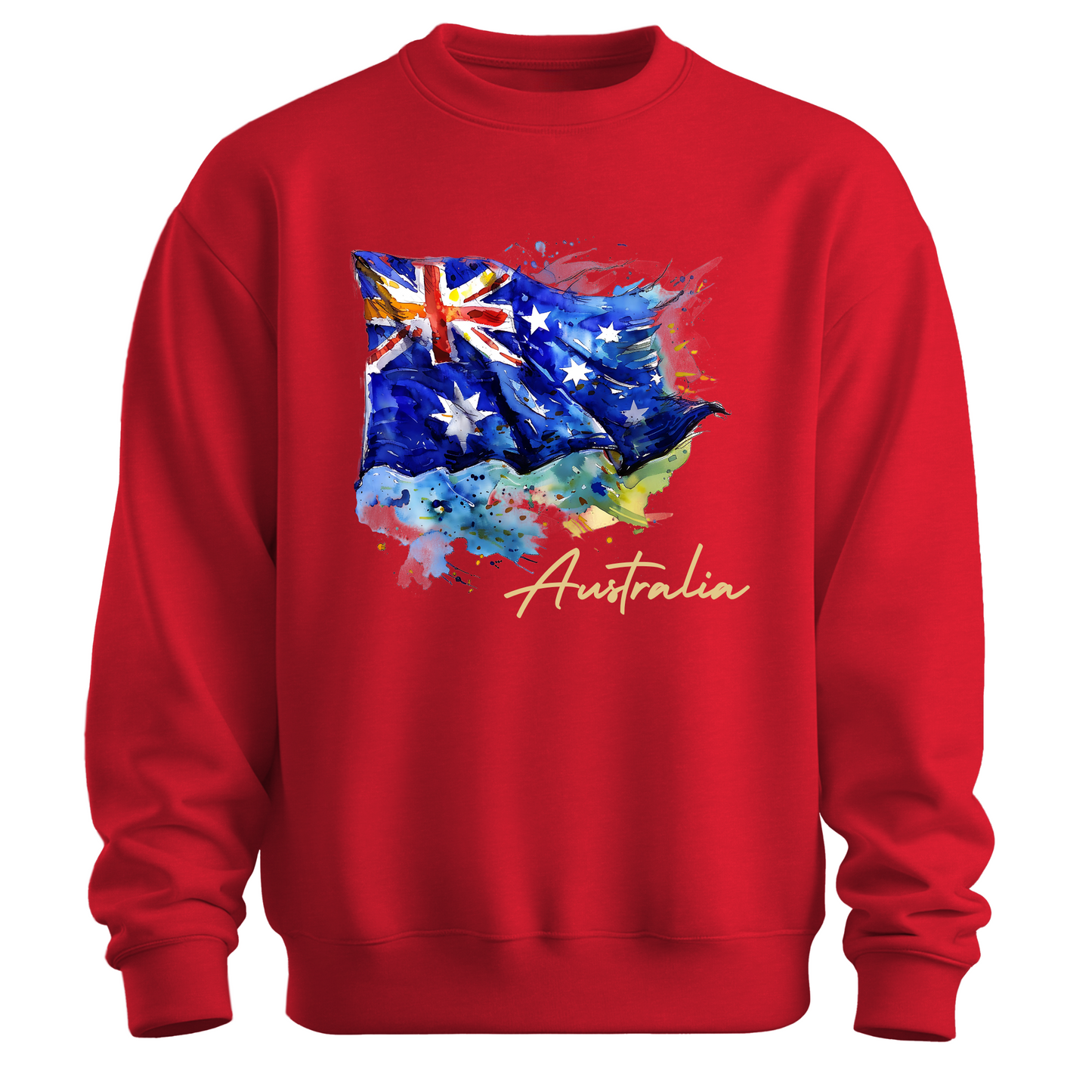 Aussie Pride Artistic Flag Sweatshirt