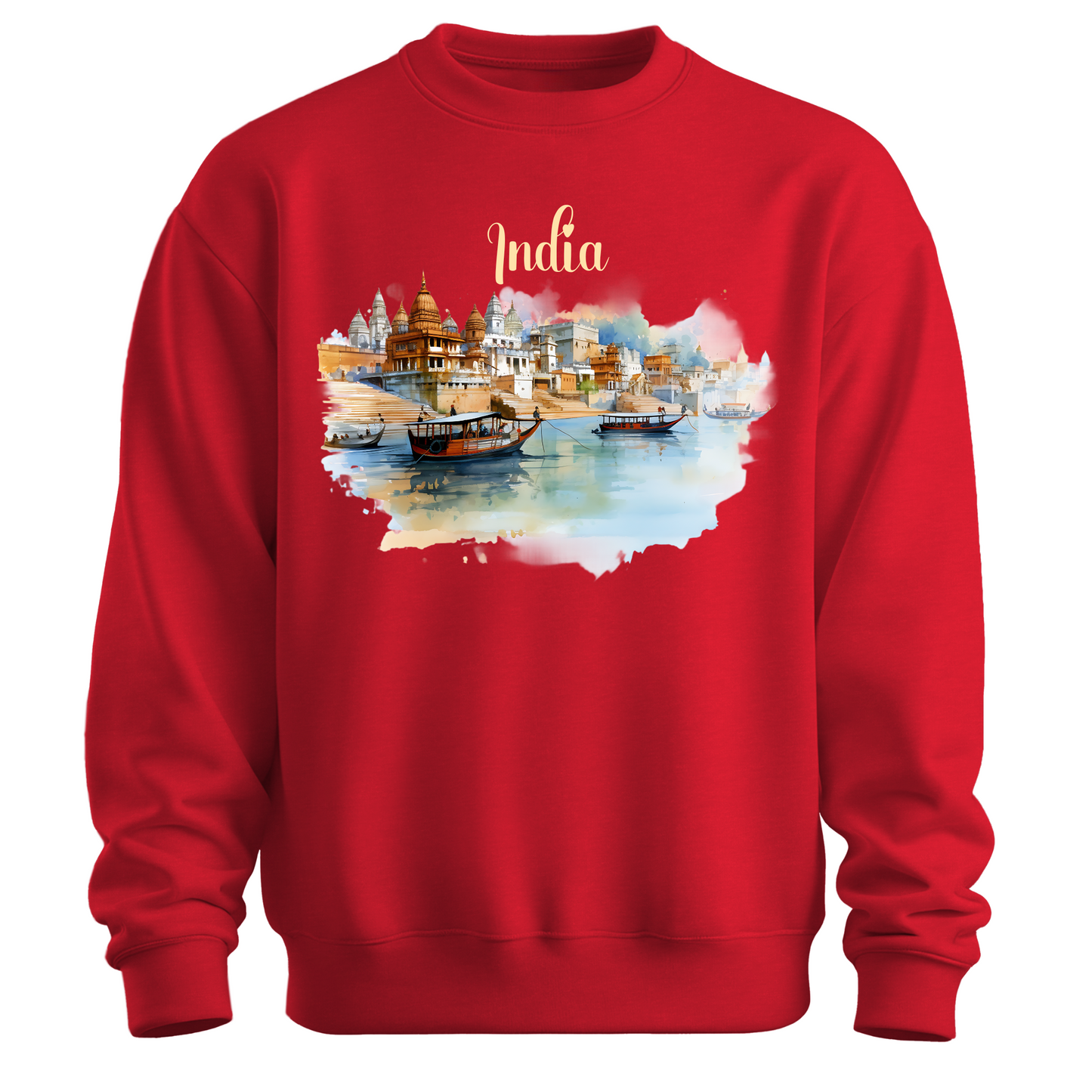 Sacred Waters: Ganga River India Sweatshirt