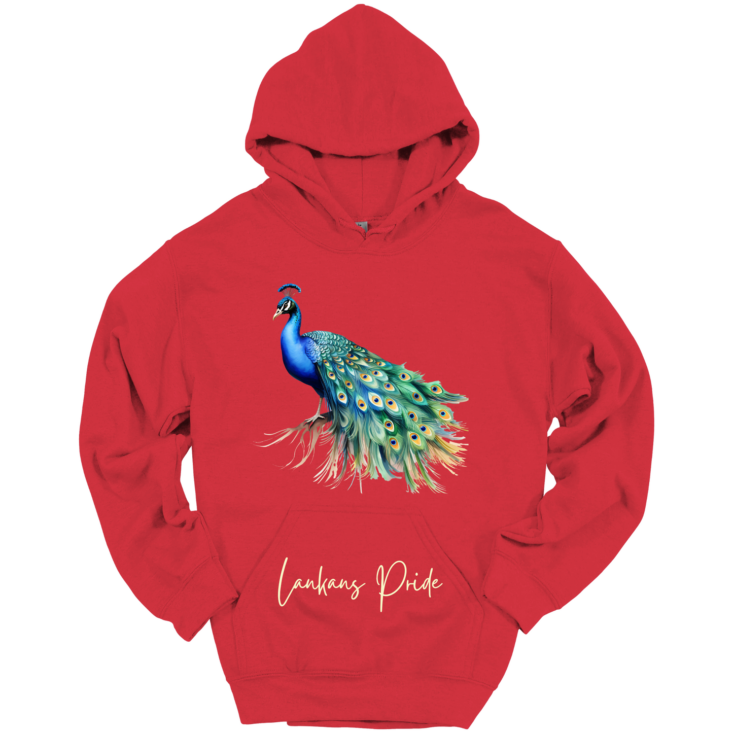 Majestic Peacock Sri Lanka Hoodie