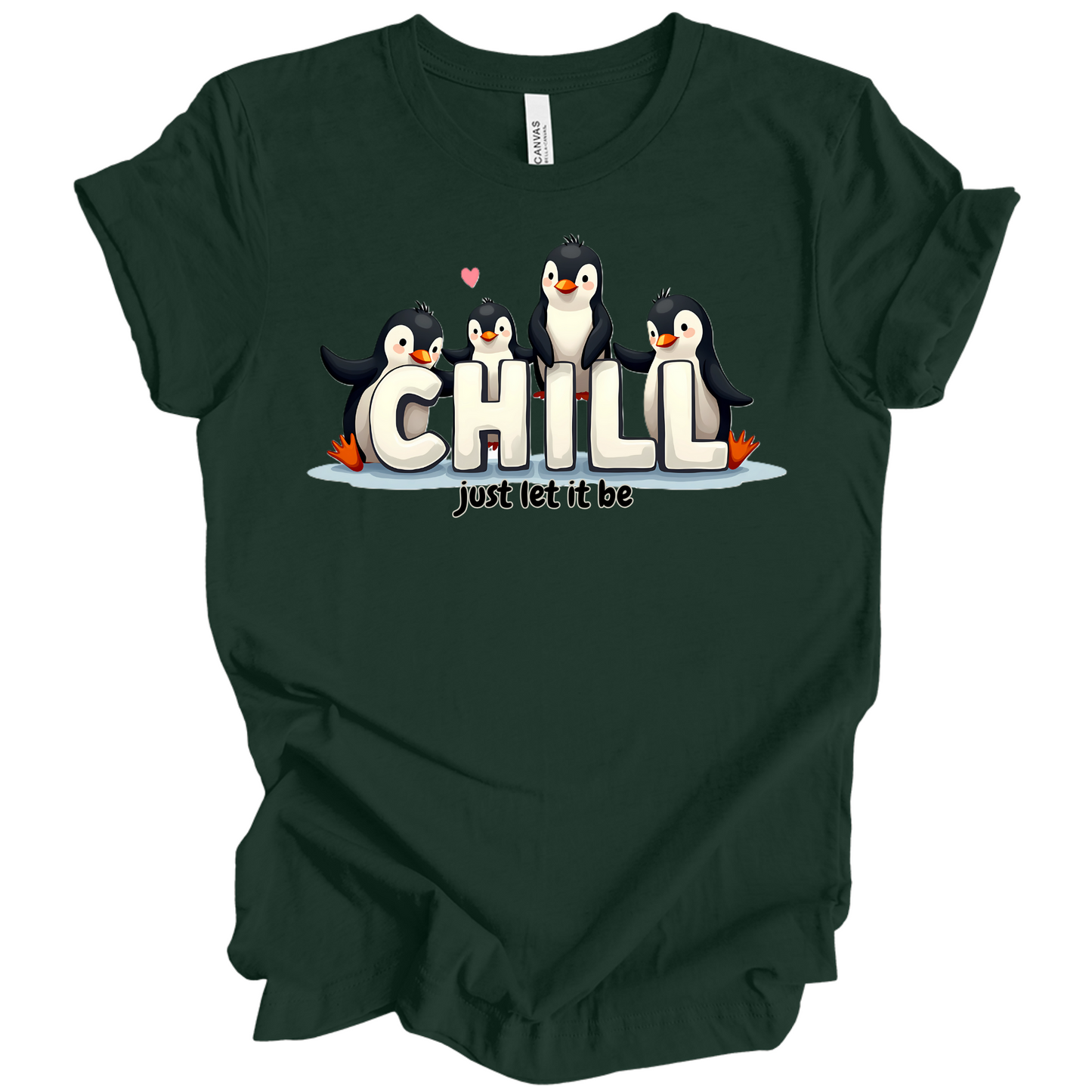 Chill Vibes Only – Penguin Edition Tee