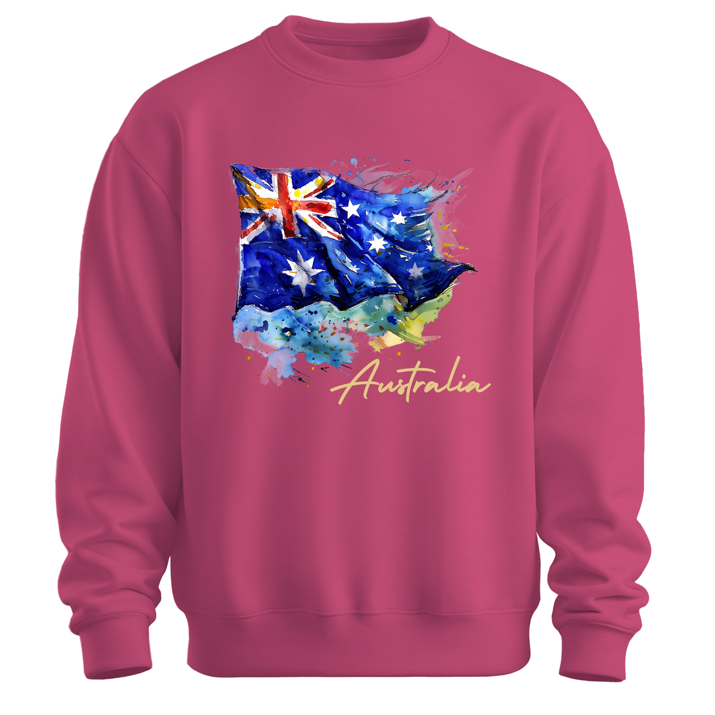 Aussie Pride Artistic Flag Sweatshirt